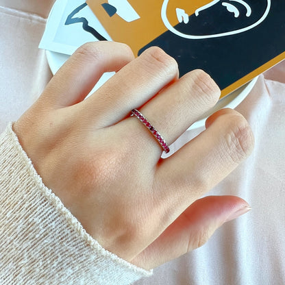[Luxora]Delicate Sparkling Round Cut Daily Ring