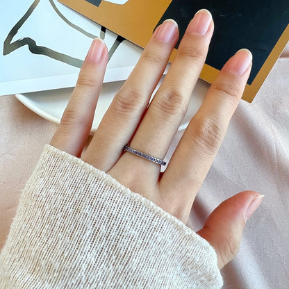 [Luxora]Delicate Sparkling Round Cut Daily Ring