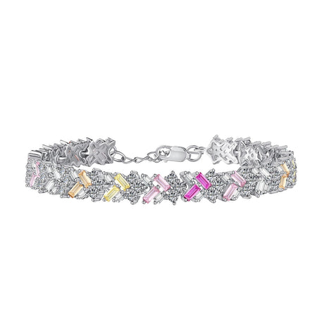 [Luxora]Dazzling Unique Multi Shape Daily Bracelet