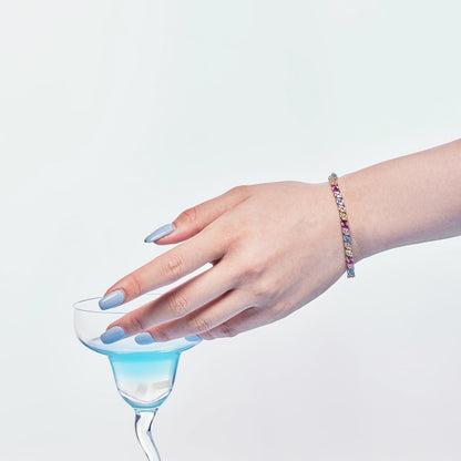 [Luxora]Ornate Sparkling Multi Cut Party Bracelet