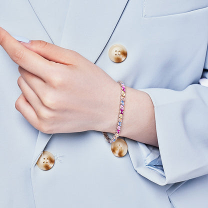 [Luxora]Ornate Sparkling Multi Cut Party Bracelet