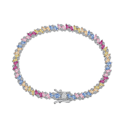 [Luxora]Ornate Sparkling Multi Cut Party Bracelet