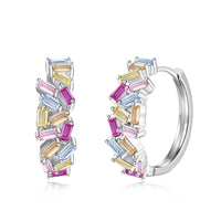 [Luxora]Dazzling Colorful Emerald Cut Daily Earrings