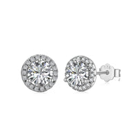 [Luxora]Classic Princess Round Shape Earrings