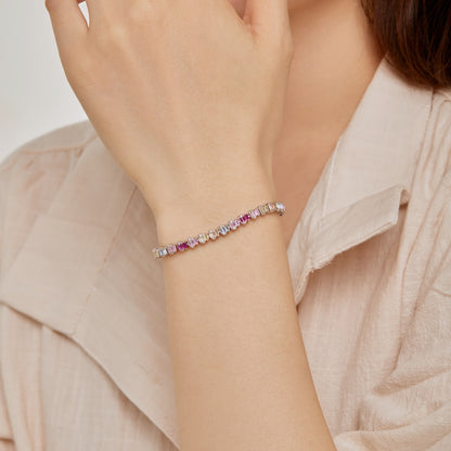 [Luxora]Delicate Colorful Emerald Cut Party Bracelet