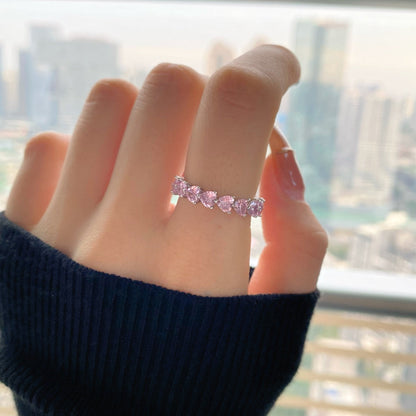 [Luxora]0.25 Carat Radiant Romance Heart Cut Lover Ring