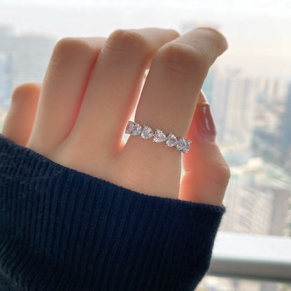 [Luxora]0.25 Carat Radiant Romance Heart Cut Lover Ring