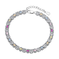 [Luxora]Dazzling Radiant Multi Cut Daily Bracelet