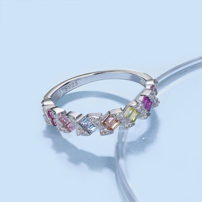 [Luxora]Delicate Vibrant Emerald Cut Daily Ring