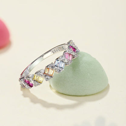 [Luxora]Delicate Vibrant Emerald Cut Daily Ring
