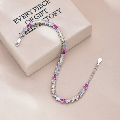 [Luxora]Delicate Colorful Emerald Cut Party Bracelet