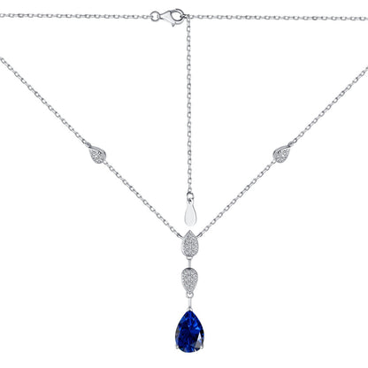 [Luxora]Dazzling Pear Cut Necklace
