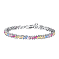 [Luxora]Ornate Sparkling Multi Cut Party Bracelet