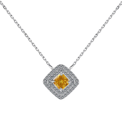 [Luxora]Sparkling Asscher Cut Necklace