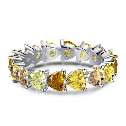 [Luxora]0.25 Carat Radiant Romance Heart Cut Lover Ring