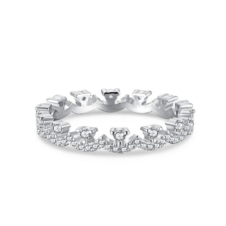 [Luxora] Eleganter, prachtvoller runder Partyring