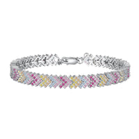[Luxora]Ornate Sparkling Round Cut Party Bracelet