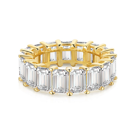 [Luxora]0.75 Carat Elegant Emerald Cut Tennis Ring