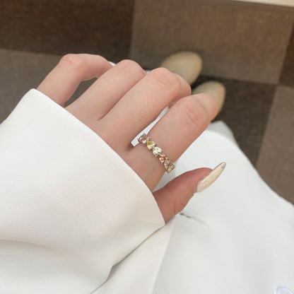 [Luxora]0.25 Carat Radiant Romance Heart Cut Lover Ring