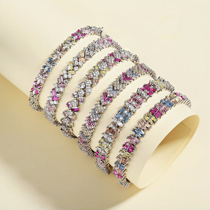 [Luxora]Dazzling Unique Multi Shape Daily Bracelet