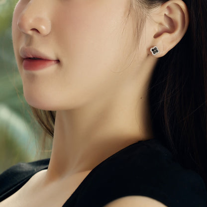 [Luxora]Four-Leaf Clover Flower Shaped Earrings