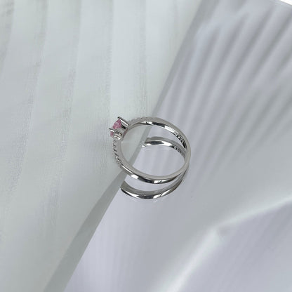 [Luxora]0.5 Carat CaratEternity Charming Heart Shape Lover Ring