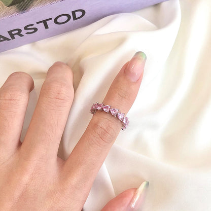[Luxora]0.25 Carat Radiant Romance Heart Cut Lover Ring