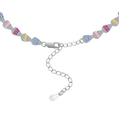 [Luxora]Radiant Colorful Rainbow Necklace