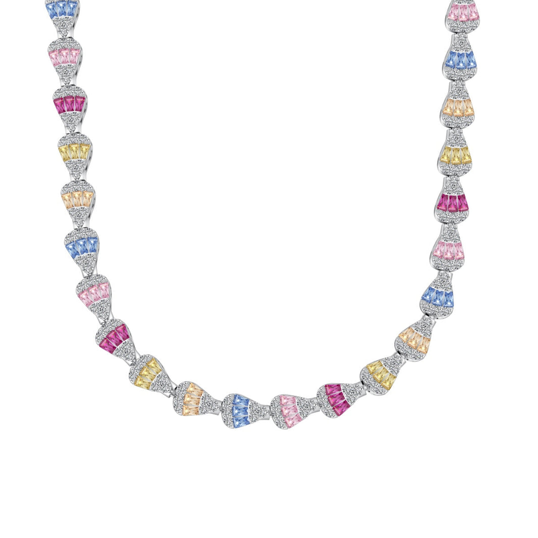 [Luxora]Radiant Colorful Rainbow Necklace