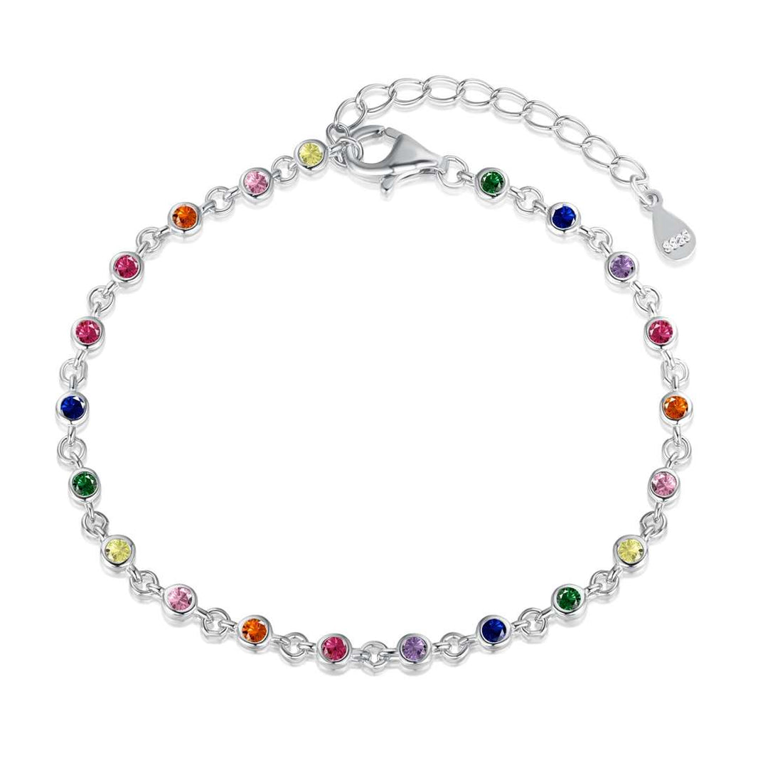 [Luxora]Colorful Bead Array Bracelet