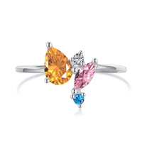 [Luxora]Radiant Colorful Multi Cut Daily Ring