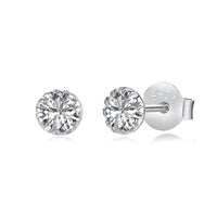 [Luxora]Sparkling Colorful Round Shape Earrings