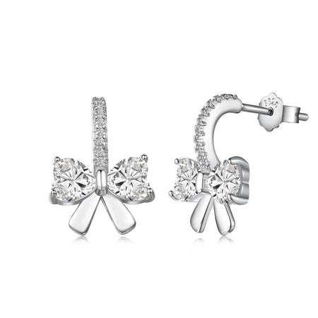 [Luxora]Exquisite Earrings With Heart-Shaped Bow Design