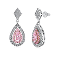 [Luxora]Ornate Delicate Water Drop Shape Banquet Earrings