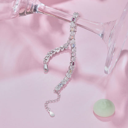 [Luxora]Dazzling Radiant Multi Cut Daily Bracelet