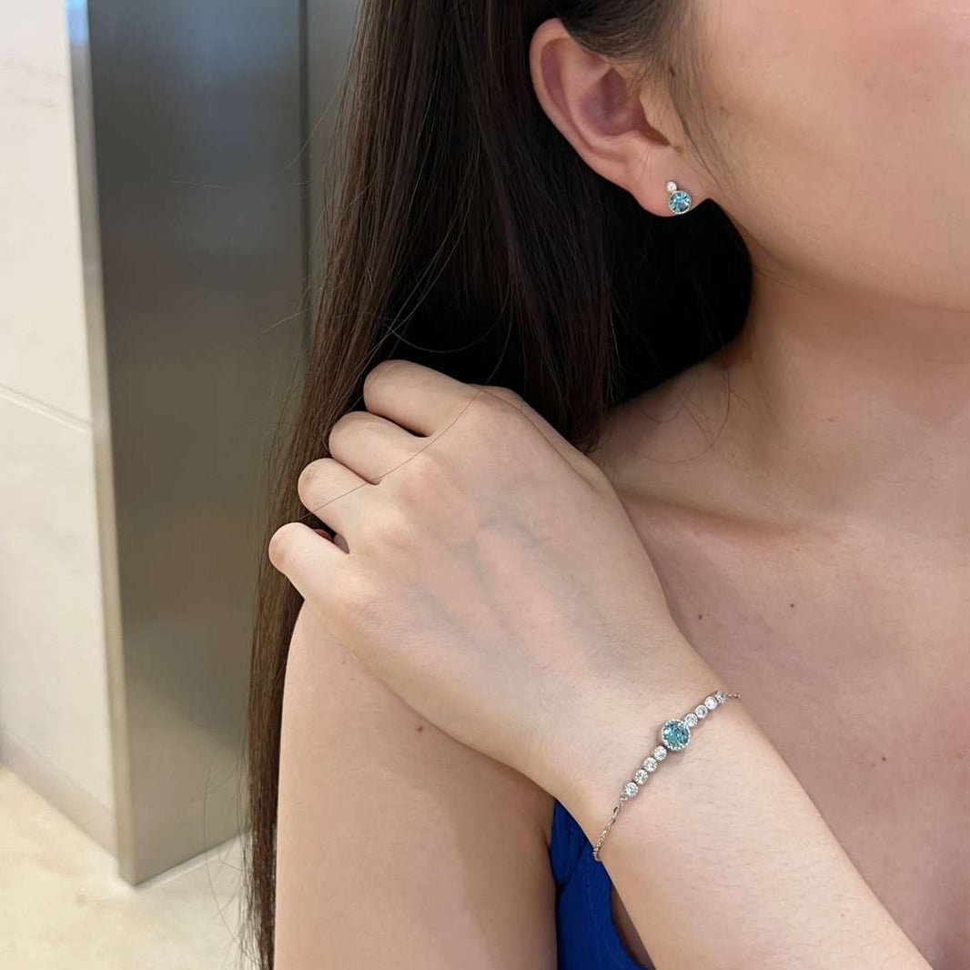 [Luxora]Luxurious Heart Of The Ocean Bracelet