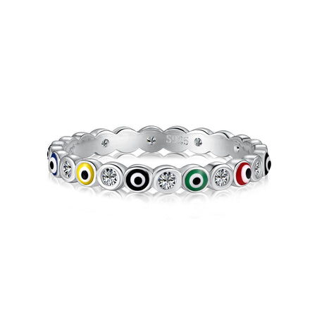 [Luxora]Sparkling Vibrant Round Shape Daily Ring