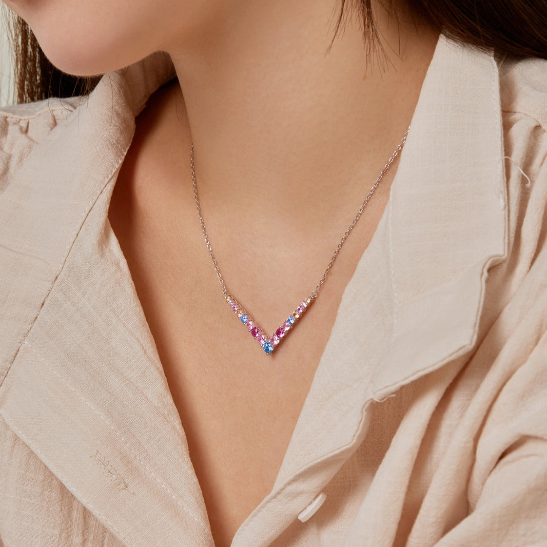 [Luxora]装飾ラウンドカットネックレス