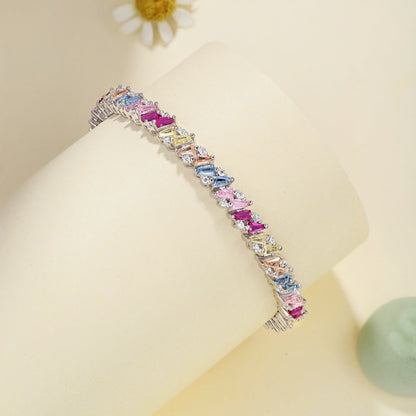 [Luxora]Ornate Sparkling Multi Cut Party Bracelet
