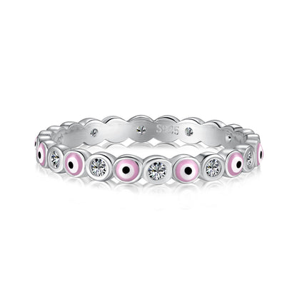 [Luxora]Sparkling Vibrant Round Shape Daily Ring