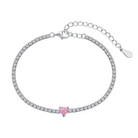 [Luxora]0.5 Carat Elegant Romantic Heart Shape Lover Bracelet