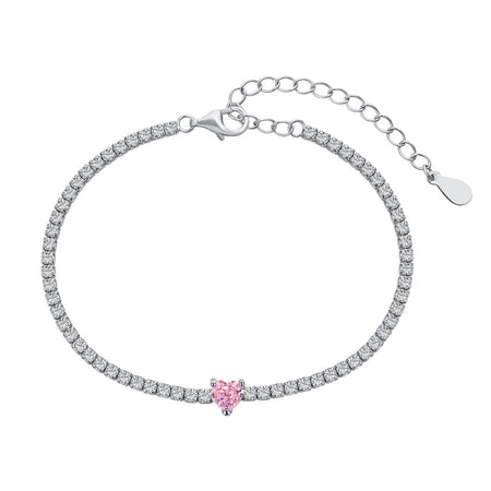 [Luxora]0.5 Carat Elegant Romantic Heart Shape Lover Bracelet