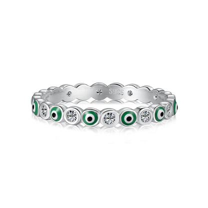 [Luxora]Sparkling Vibrant Round Shape Daily Ring