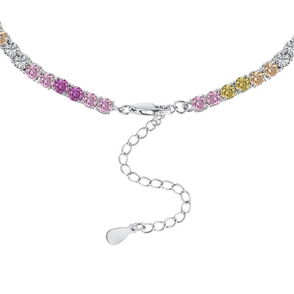 [Luxora]Delicate Colorful Tennis Necklace