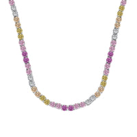 [Luxora]Delicate Colorful Tennis Necklace