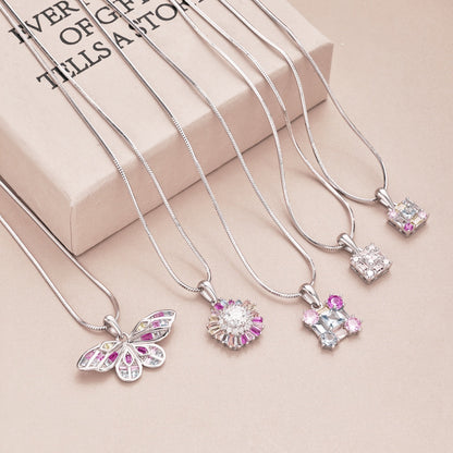 [Luxora]Charming Flower Colorful Necklace