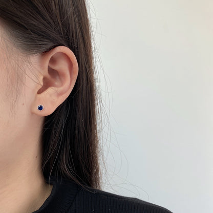 [Luxora]Sparkling Colorful Round Shape Earrings