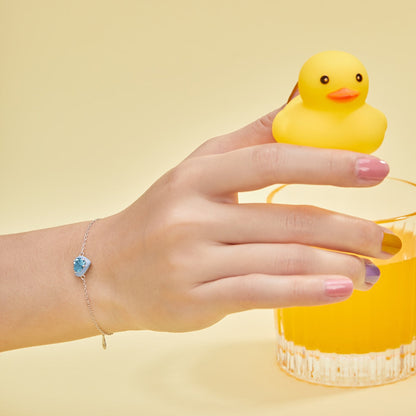 [Luxora]Sparkling Romantic Heart Shape Lover Bracelet