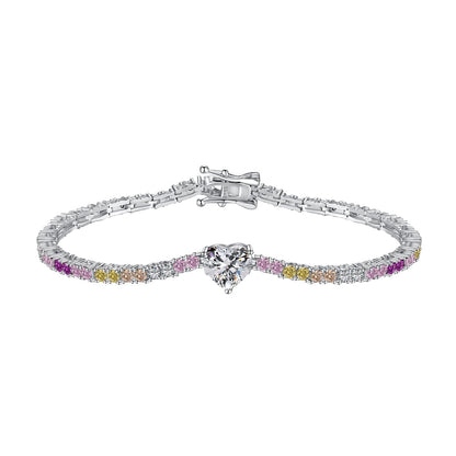 [Luxora]Delicate Romantic Heart Shape Lover Bracelet