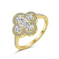 [Luxora]Luxurious Eternity Flower Shape Banquet Ring